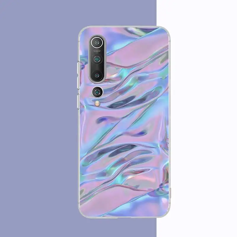 Радужный телефонный чехол Yinuoda с лазерной линией для Samsung S21 A10 Redmi Note 7 9 Huawei P30Pro Honor