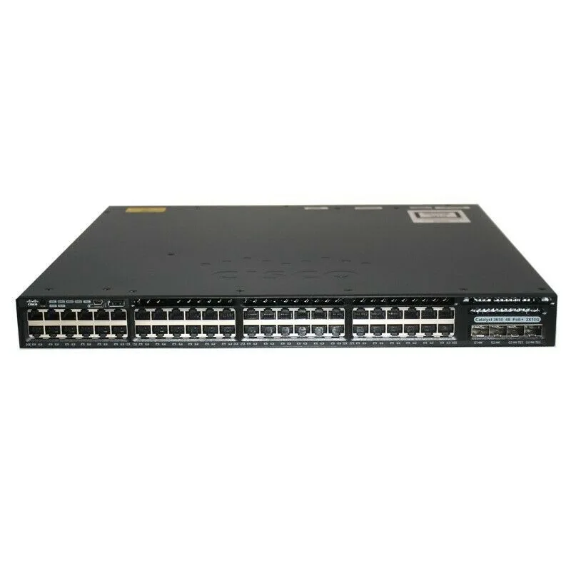 

Ci sco WS-C3650-48FD-L 3650 48 Port PoE 2x10G LAN Base Cat alyst Switch