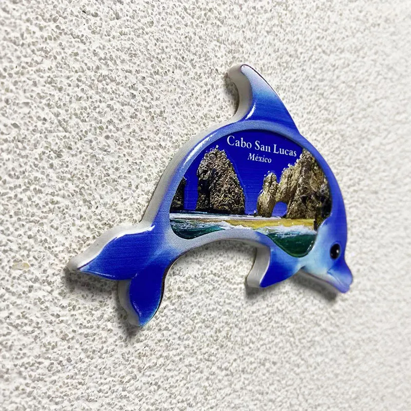 Cabo SAN Lucas Мексика туризм сувенирные поделки трехмерные декоративные дельфины 3d