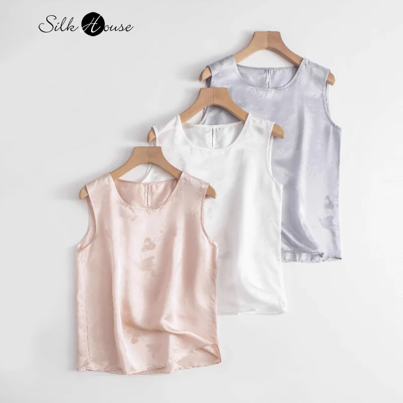 Женский жилет из натурального тутового шелкопряда универсальный Повседневный