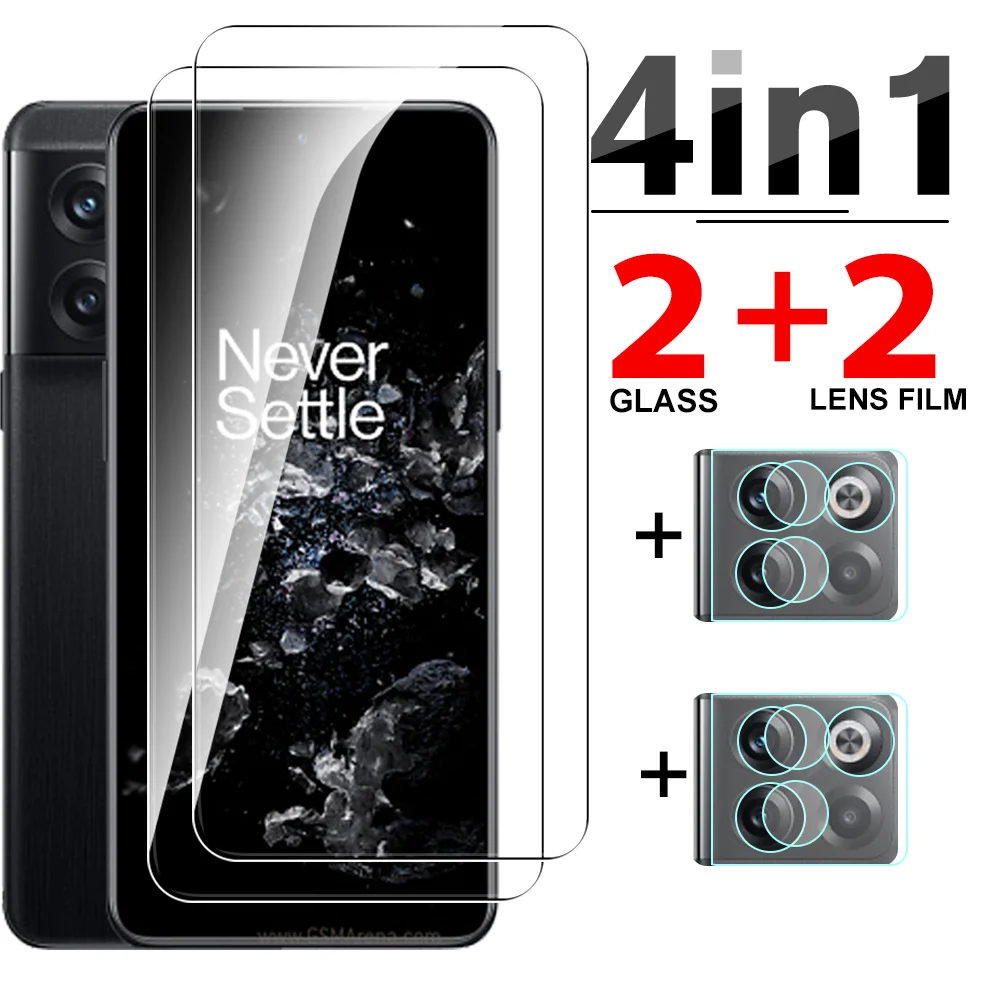 

4 в 1 Защитная пленка для объектива камеры для Oneplus 10 T 5g стекло для One Plus 10 T Oneplus10t закаленное стекло для телефонов полное покрытие HD пленка