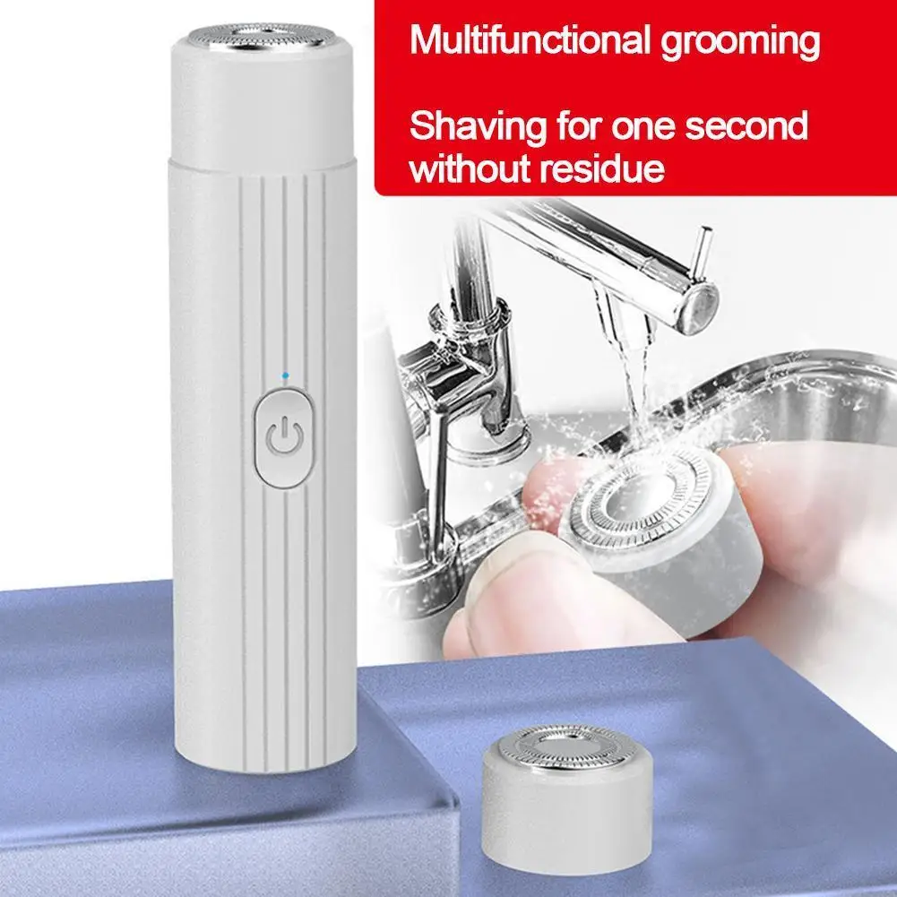 

6d Portable Pocket Men's Shaver USB Charging Floating Car Mini Electric Aluminum Alloy Shaver