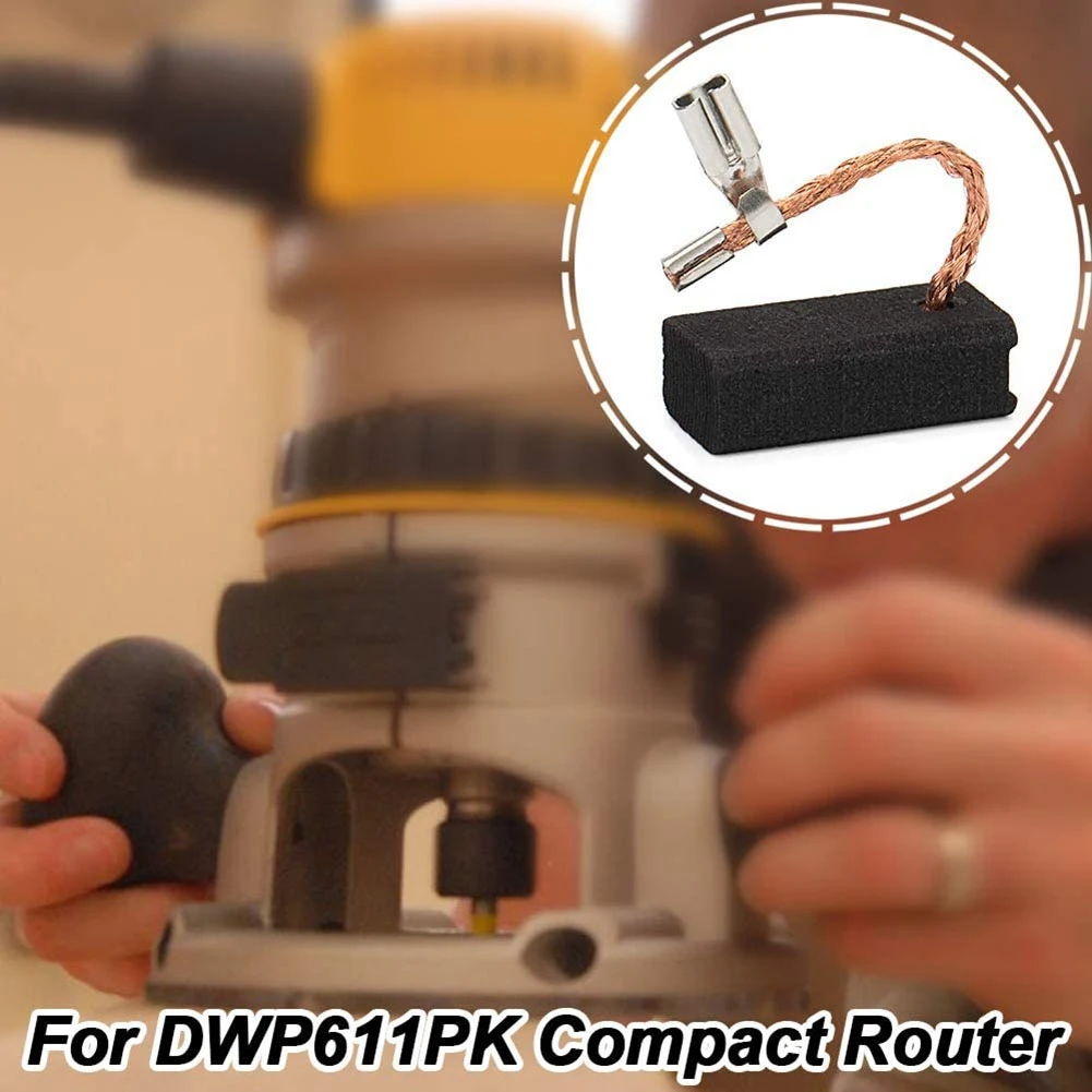 4 шт. Угольная щетка для маршрутизатора Dewalt DWP611 Porter Cable 450 замена DWP611PK A27343 (6X9X19.5 мм)