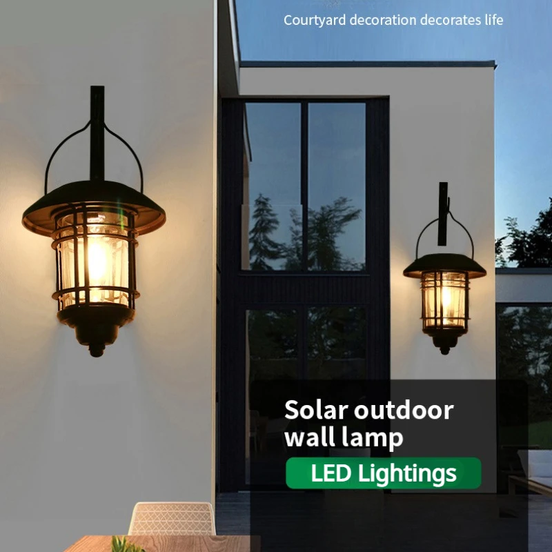 

Outdoors Solar Wall Lights 2023 New LED Induction Garden Waterproof Design Entrance Courtyard Balcony Lamps Decoration Lightings