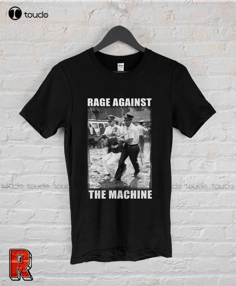 Винтажная рубашка унисекс черная белая