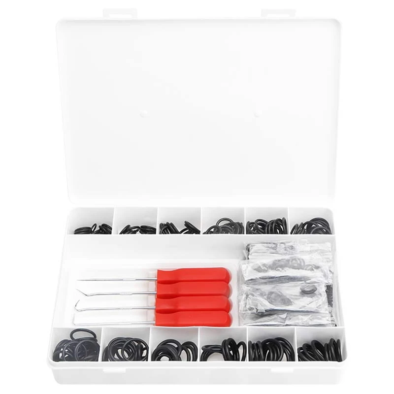 

1200Pcs Seal Ring Kit Thickness 1.5Mm 2.4Mm 3.1Mm Nitrile Rubber NBR O-Ring Gasket Sealing Ring With Screwdriver