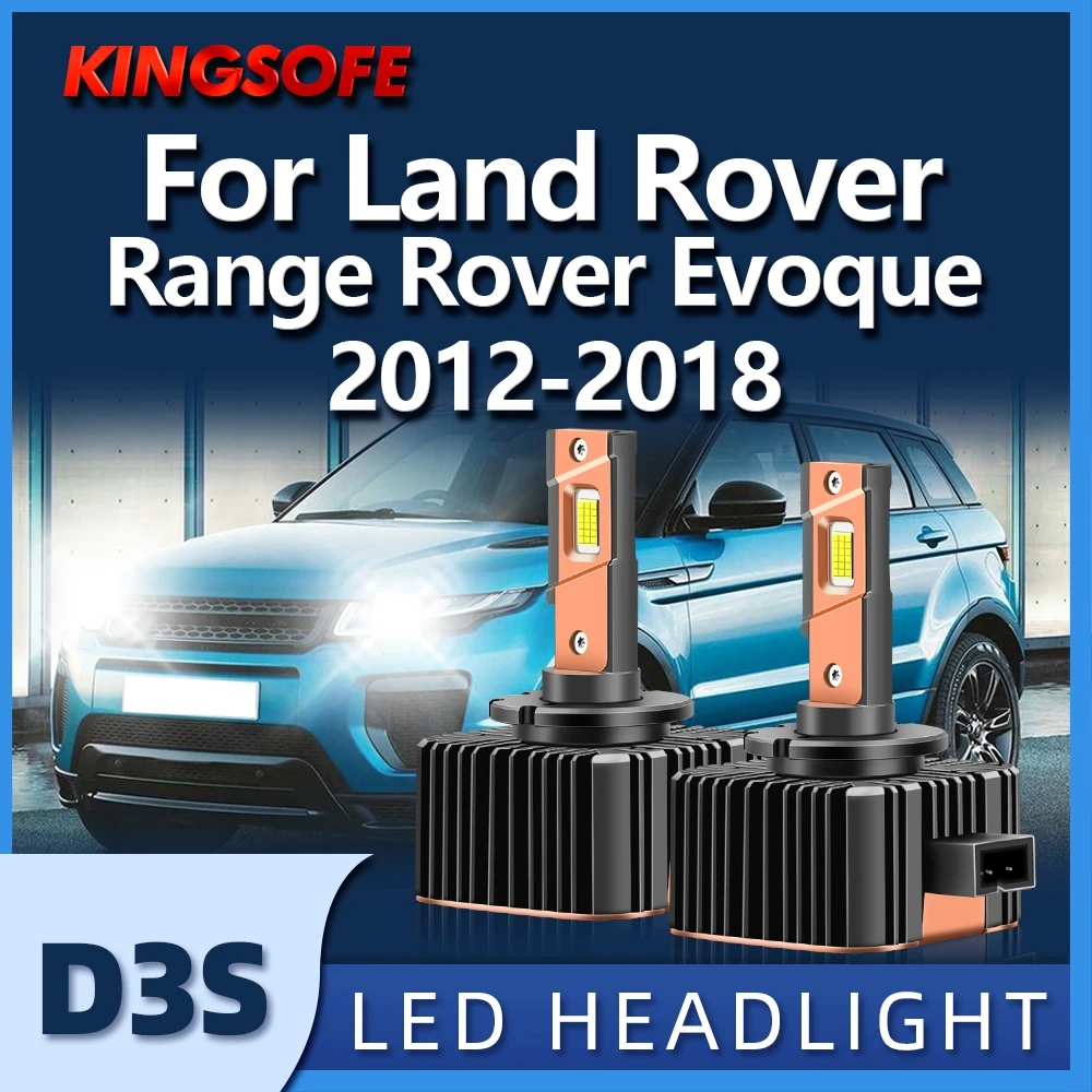 

2Pcs автомобиль свет D3S светодиодные фары 45000LM 6000K чип CSP для Land Rover Range Rover Evoque 2012 2013 2014 2015 2016 2016 2017 2018