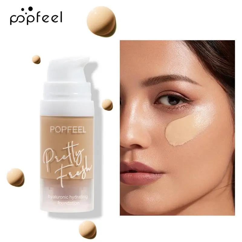 

POPFEEL 3 Color Liquid Foundation BB CC Cream Matte Base Primer Moisturizing Concealer Isolation Contour Face Make Up Cosmetics
