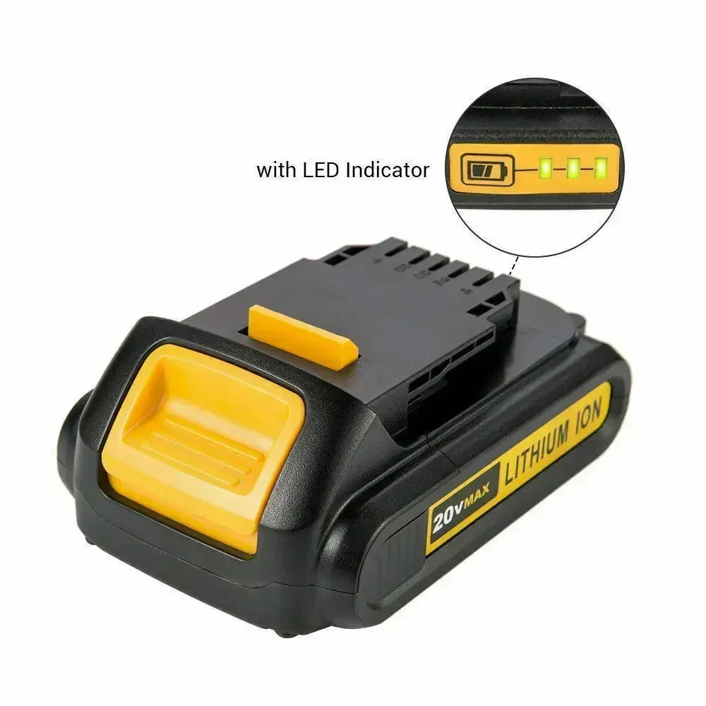 Сменный литиевый аккумулятор 20 В 3 0 Ач DCB201 для DeWalt MAX DCB184 DCB200 DCB182 DCB180 DCB181 DCB206 L50