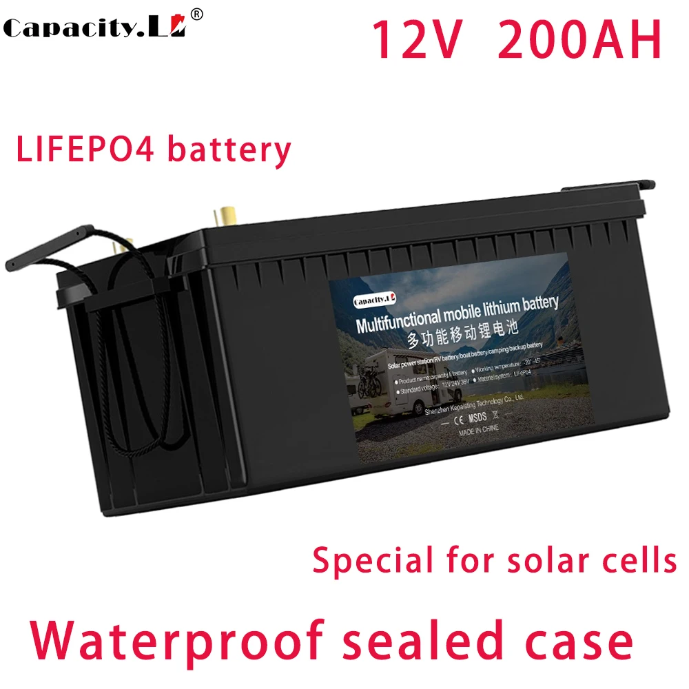 12v 150ah lifepo4 battery 200ah 280ah battery pack RV solar 320ah 350ah home energy storage battery outdoor camping boat motor