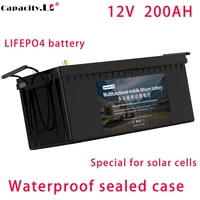 12v 150ah lifepo4 battery 200ah 280ah battery pack rv solar 320ah 350ah home energy storage battery outdoor camping boat motor