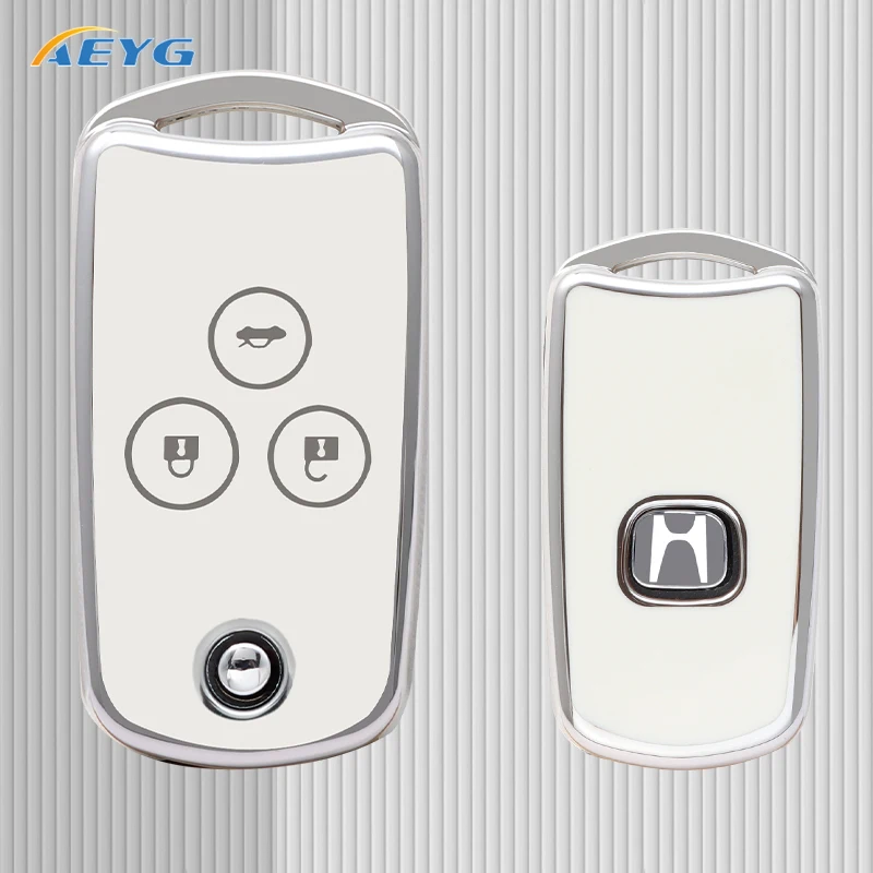 

Car Smart Key Case Cover Shell For Honda Civic Fit Accord CRV HRV Jazz Odyssey For Acura TL TSX ZDX RSX CRZ 2 3 Buttons Key Fob