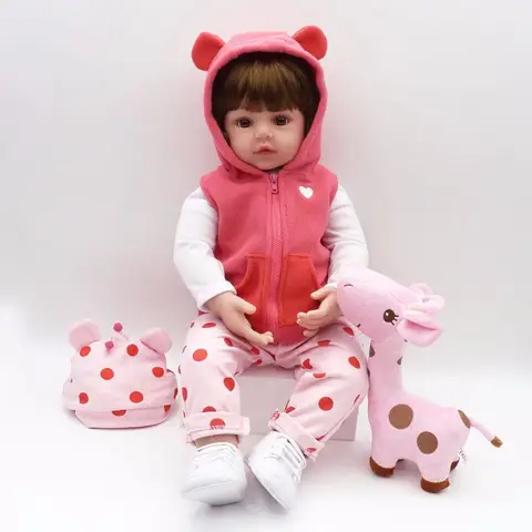 Реалистичная подвижная Реалистичная кукла Новорожденный Младенец одежда для сна мини-кукла для детей подарки на день рождения