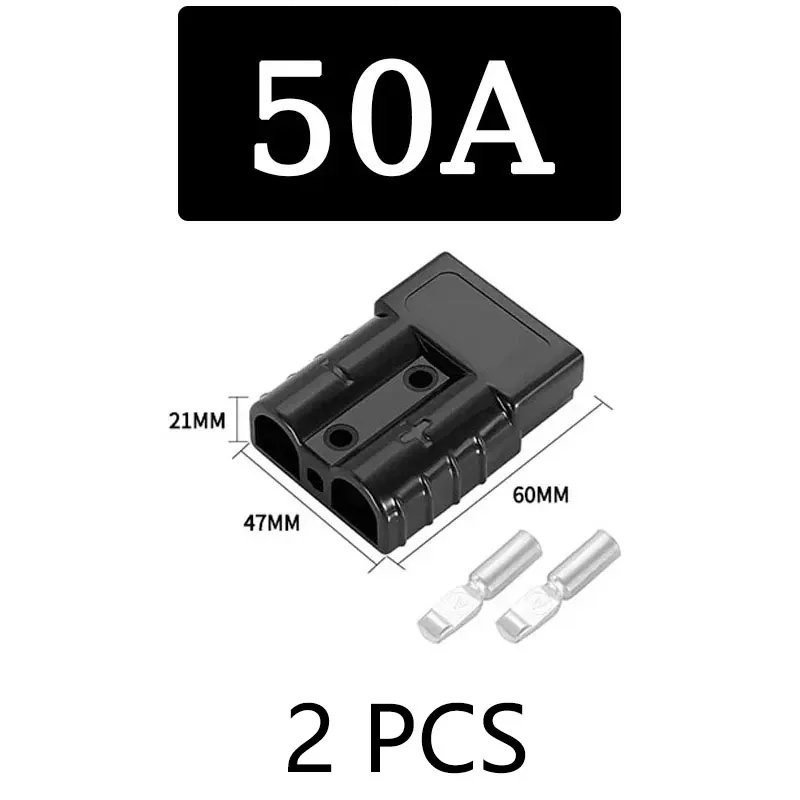 

2 шт. для разъема Anderson 50A/120A/175A, разъем питания аккумулятора, разъемы Anderson, быстрая вилка, зарядка аккумулятора, высокий ток