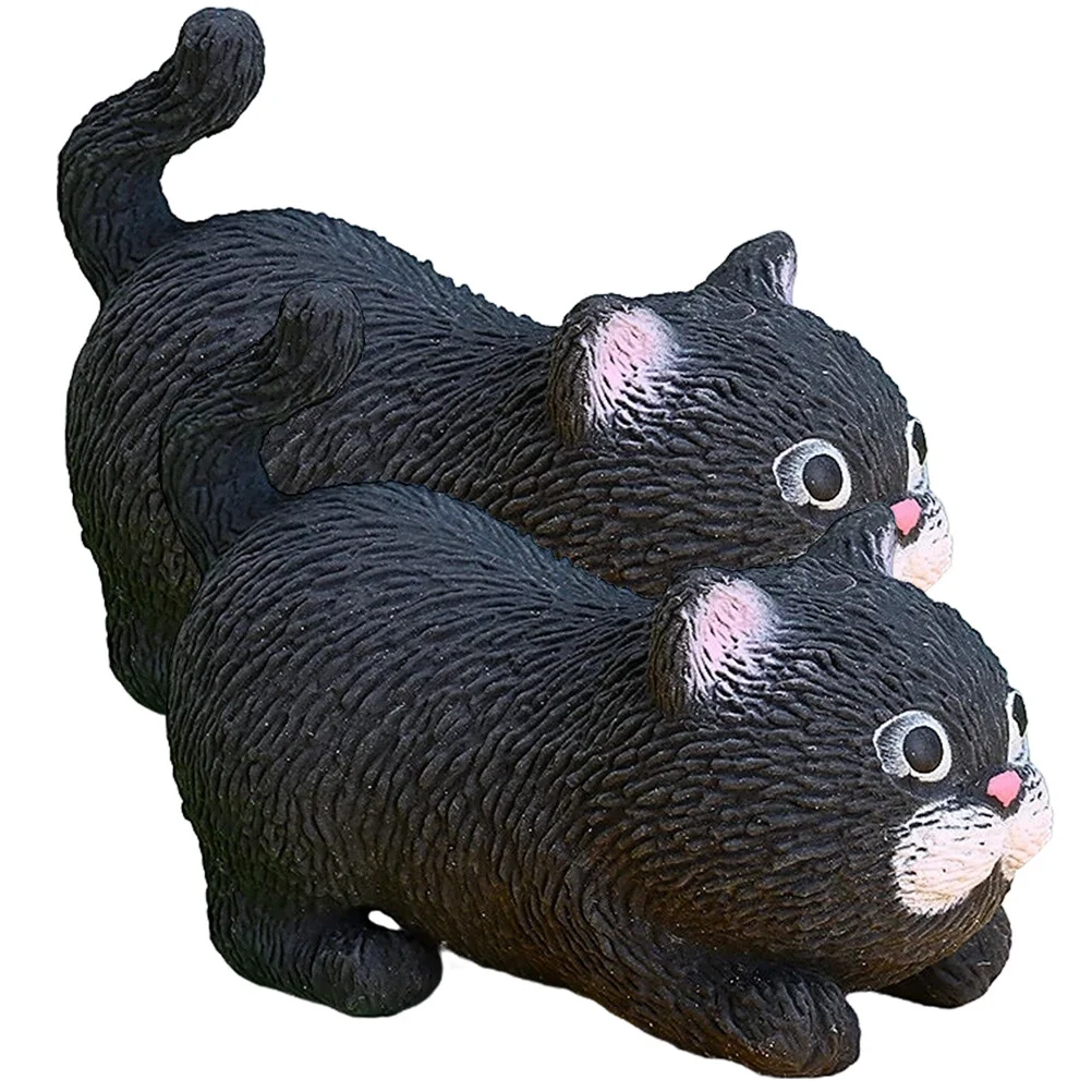 

2 Pcs Restless Prizes For Kidss Kids Sensory Animals Squeeze Mini Children Plaything Miniature Tpr Cognitive