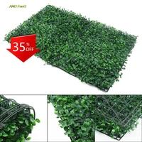 1pc artificial green grass square plastic lawn plant home wall decoration plants for familyhotelsliving roomcafe decoration