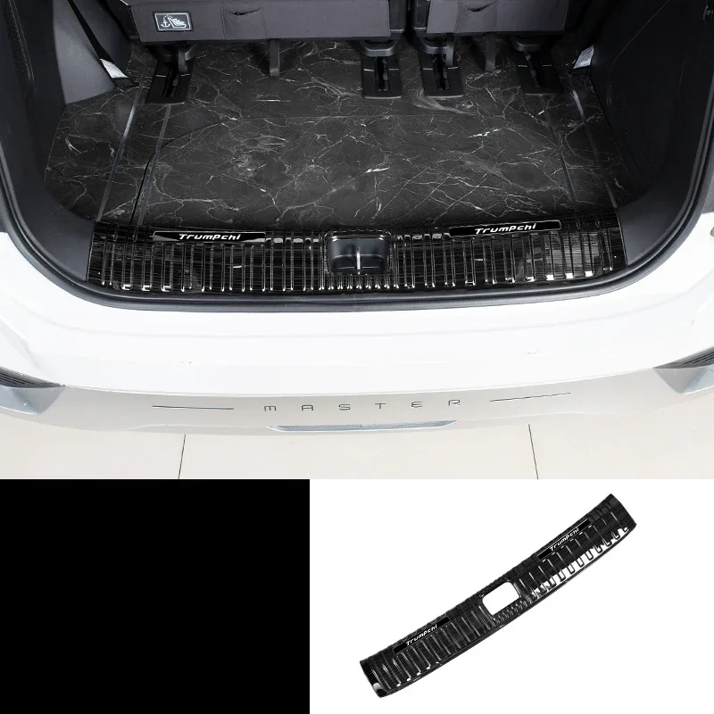 

Для GAC M8 2024 2023 2025 автомобильный Стайлинг из нержавеющей стали, защита заднего бампера, защита багажника, протектор, автоаксессуары