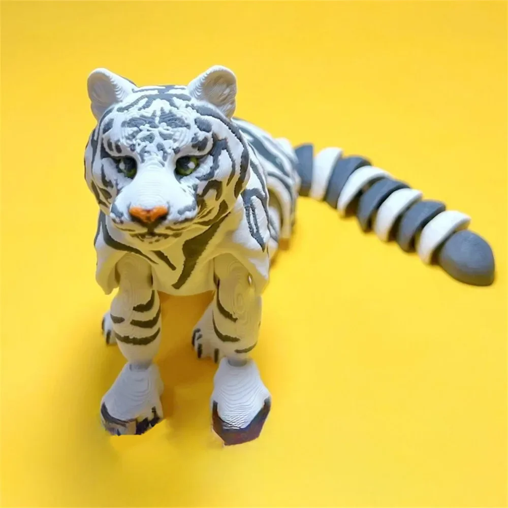 

3D печать Kawaii животное собака лиса фигурка многошарнирная подвижная для декора комнаты детский подарок аксессуары для дома