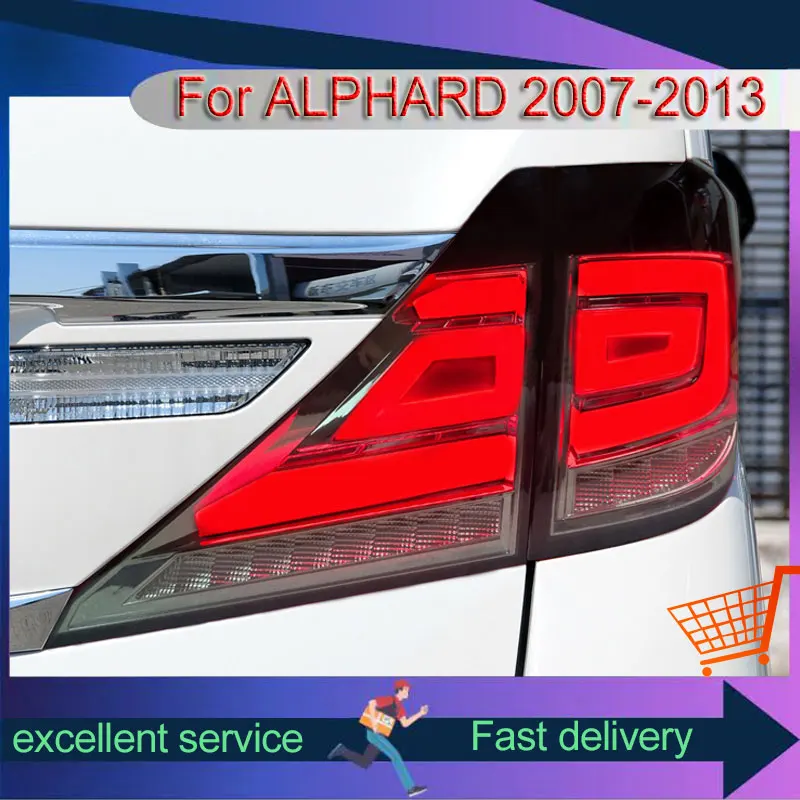 Стайлинг автомобиля для Toyota Elfa 07-14 обновленный задний фонарь в сборе DRL серии 20