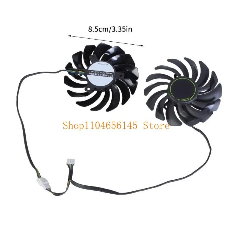 652F 2 шт. PLD09210B12HH Вентилятор для видеокарты Игровой охлаждающий вентилятор для видеокарты Замена вентилятора для кулеров (art.: 3920db1259fdf) - 3920db1259fdf