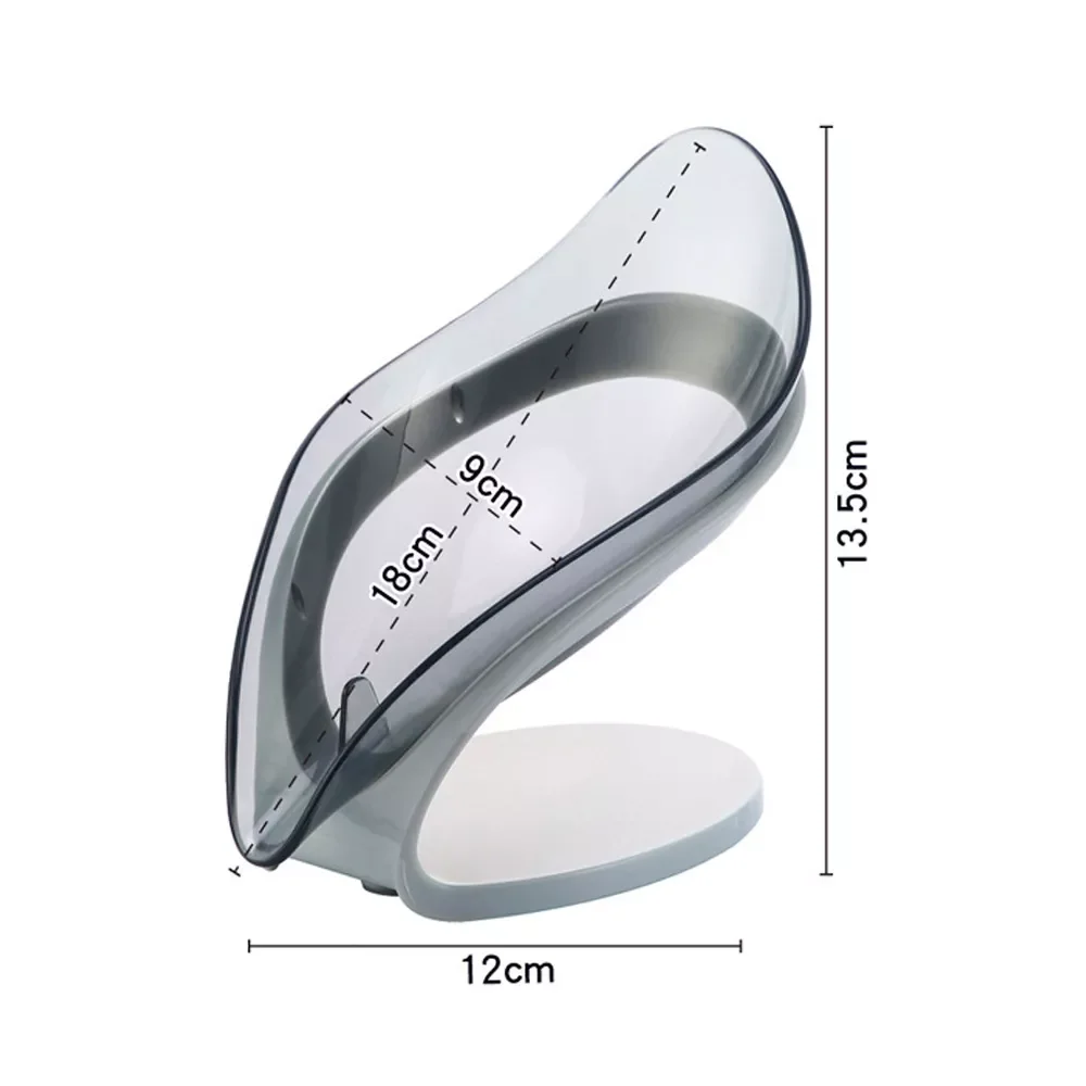 

2023NEW Soap Holder Box Leaf Shape Soap Box Bathroom Soap Holder Dish Storage Plate Tray Bathroom Shower Supplies Bathroom Gadge