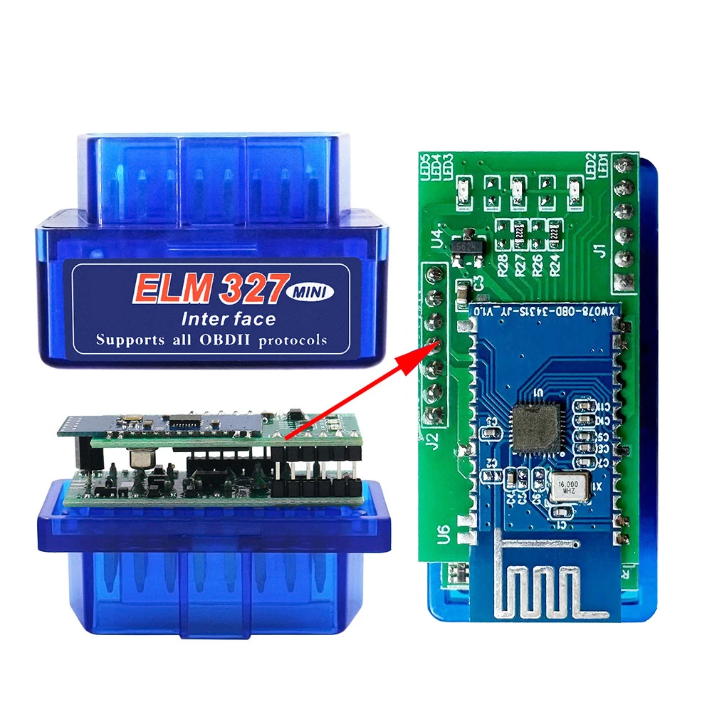 

2 шт. Super Mini ELM327 Bluetooth-совместимый V1.5 PIC18F25K80 Android IOS ELM 327 OBD OBD2 автомобильный дисгнотический сканер