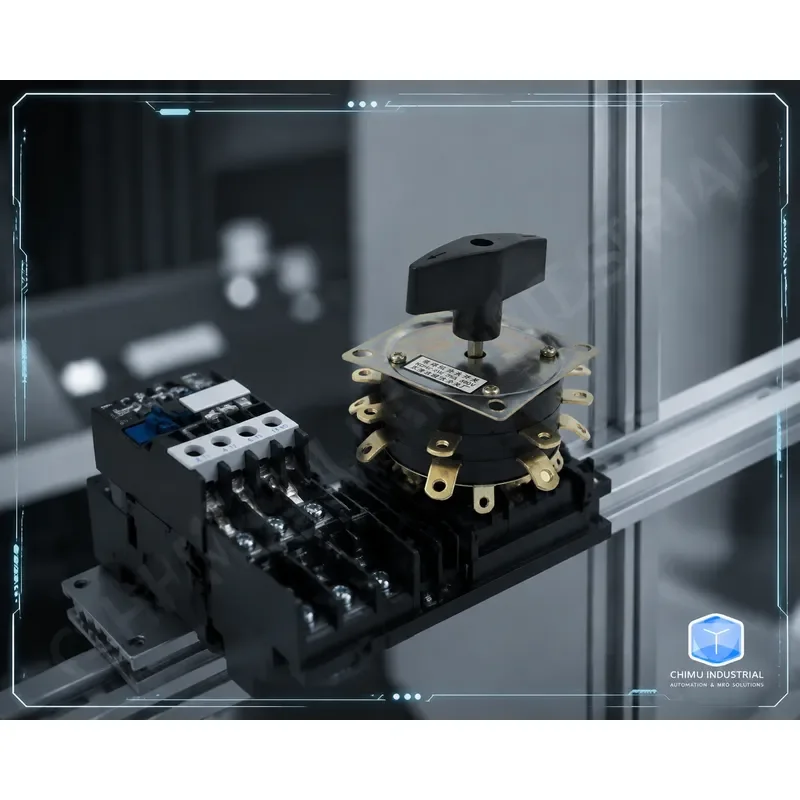 Фото 【CHIMU INDUSTRIAL】 KDH2-8W 25A 380V Переключатель для сварочного аппарата, раздельный, из чистой меди, 2-слойный, 16 футов, комбинированный, запчасти для переключателя передачи №2