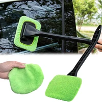 car window cleaner brush car windshield detailing cleaning microfiber tool with long handle auto glass washing accessories