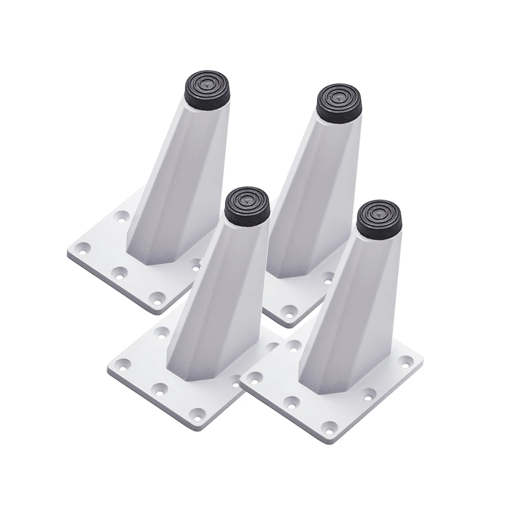 

4pcs Office TV Cabinet Modern Floor Protector Cupboard Furniture Table Legs Sofa Foot Practical Home Easy Install Aluminum Alloy