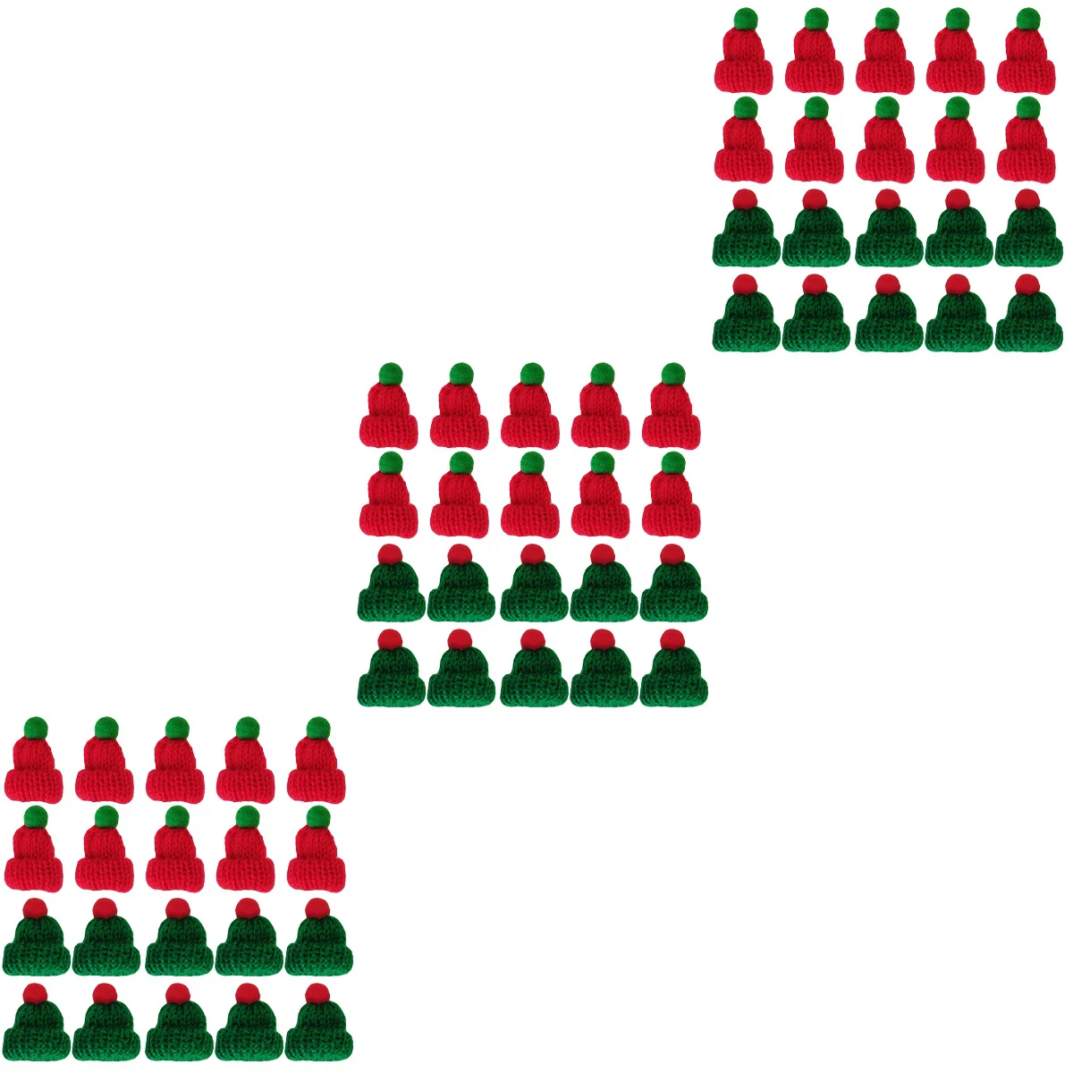 

Hats Christmas Mini Hat Diyminiature Craft Bottle Knitbaby Santa You Shower Thank Coversuppliesdecor Lollipop Crafts Gifts Wool