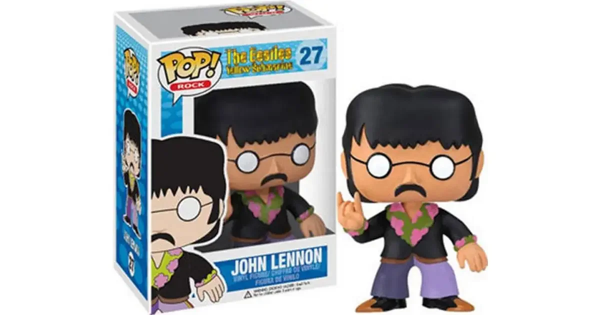 Funko Pop New The Beatles Toys Джон Леннон Пол MCcARTNEY GEORGE HARRISON RINGO STARR BLUE MEANIE 27 28 29 30 Виниловая