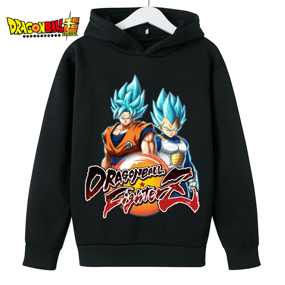 

Толстовка с капюшоном в стиле аниме «Драконий жемчуг», детская одежда для мальчиков и девочек с героями мультфильмов Гоку, топы для подрост...