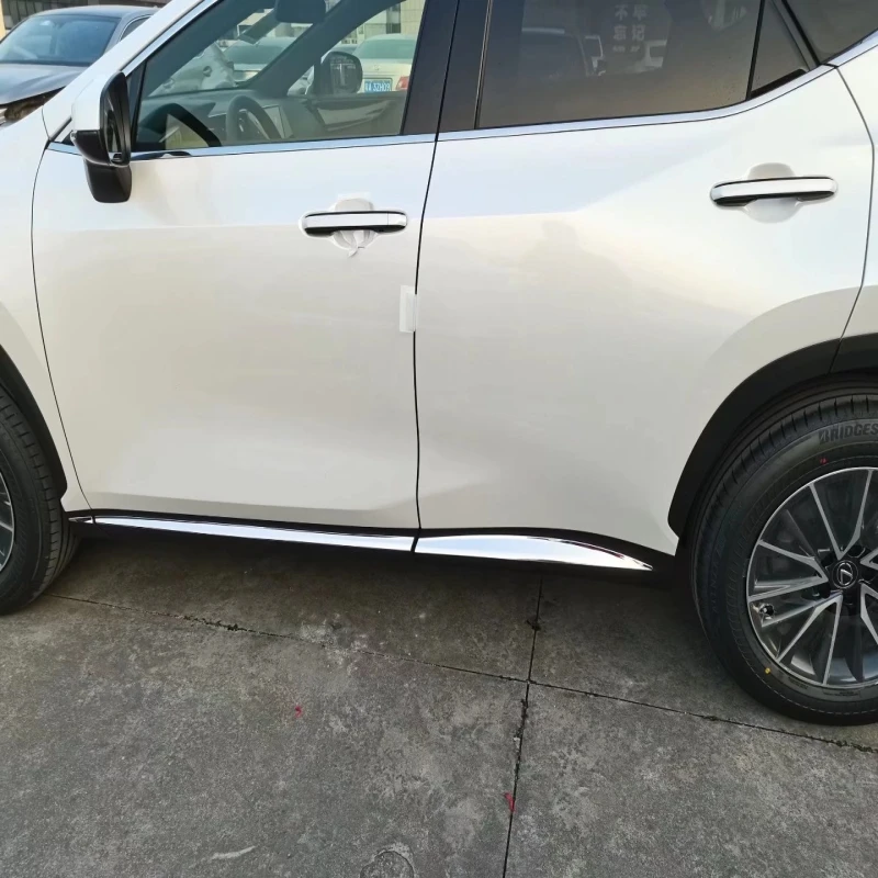 

For Lexus NX 260 350h 2022 2023 ABS chrome Side Door Body Cover trim stickers Strips Molding Protector Accessories