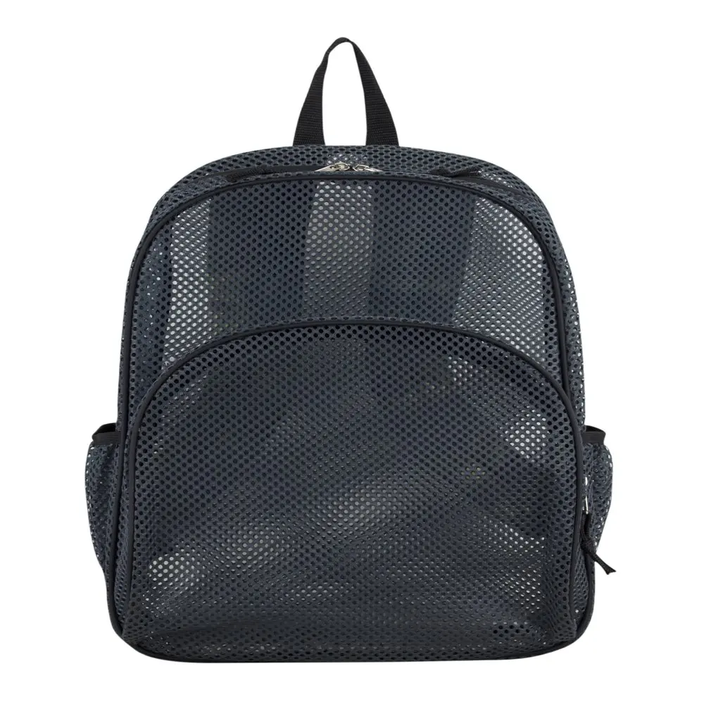 Mesh Backpack With Adjustable Padded Shoulder Straps, Graphite & Camo