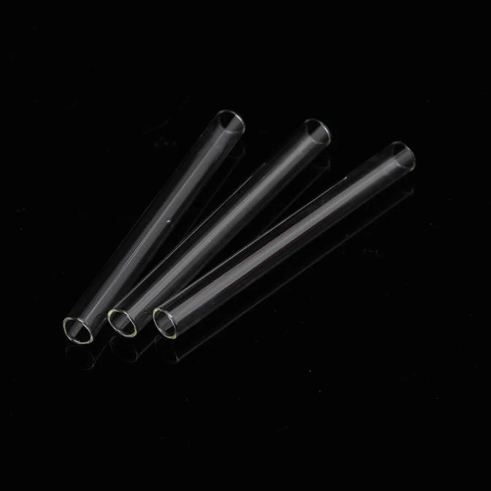 Glass Love Rose Glass Tube With Plastic Flower Inside 36pcs In One Box Glass Smoke Pipe Tobacco Pipe Smoking Accessory