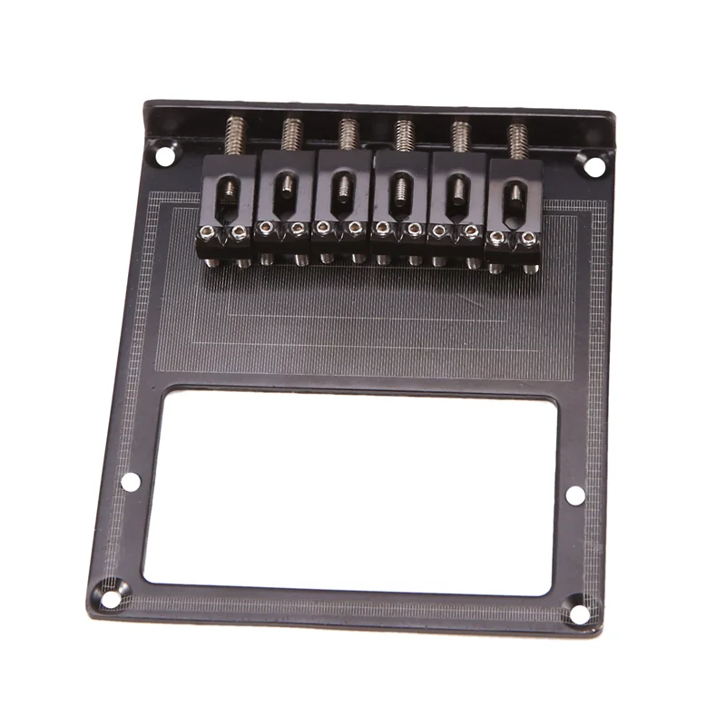 

Metal 6 String Saddle Volume Control Bridge Plate Replacement for Telecaster Electric Guitar Repair Parts
