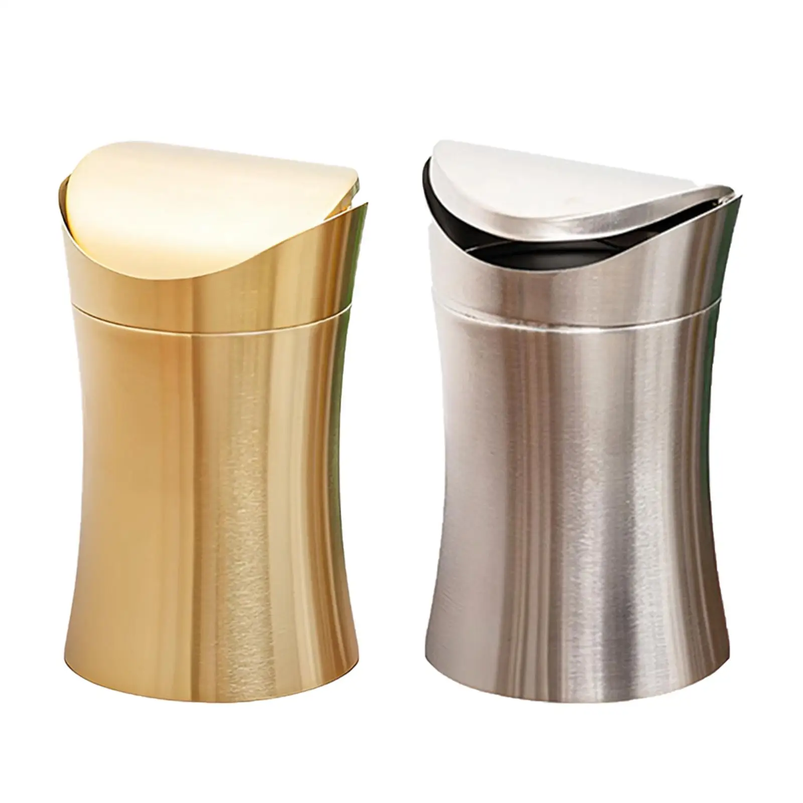 Настольный мусорный бак корзина для переработки компактный поворотная крышка