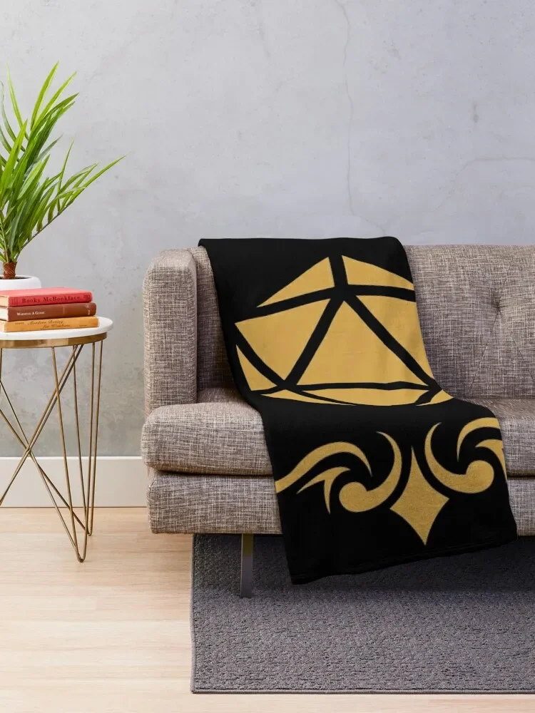 Одеяло в виде родовых игральных костей D20 настольное покрывало для ролевых игр