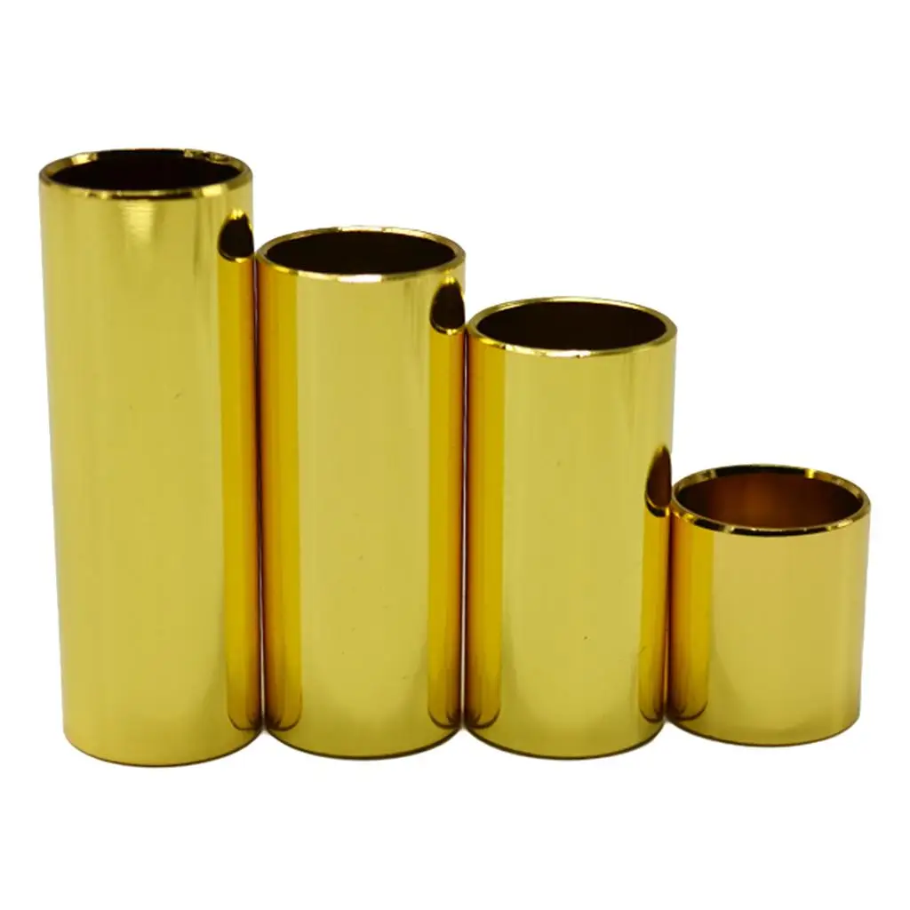 

4pcs/set Finger Protection Sleeve Steel Slides Musical Parts