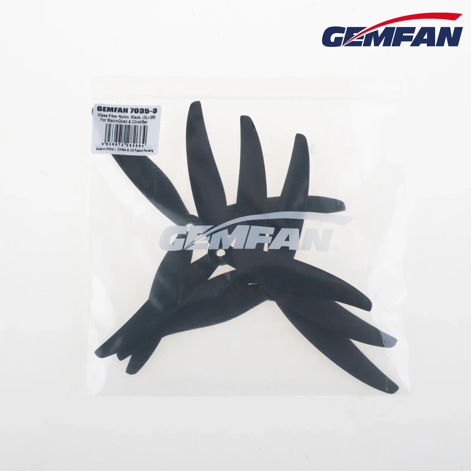 4 пары (4CW + 4CCW) Gemfan Hurricane 7035 - 7X3 5X3 3-лопастной пропеллер из углеродного