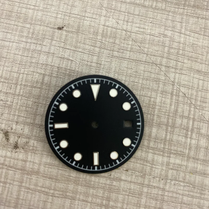 Watch Dial 30.5 Mm Black Gold Black and White Blue Luminous Dial for 2824 Automatic Movement Watch Accessories