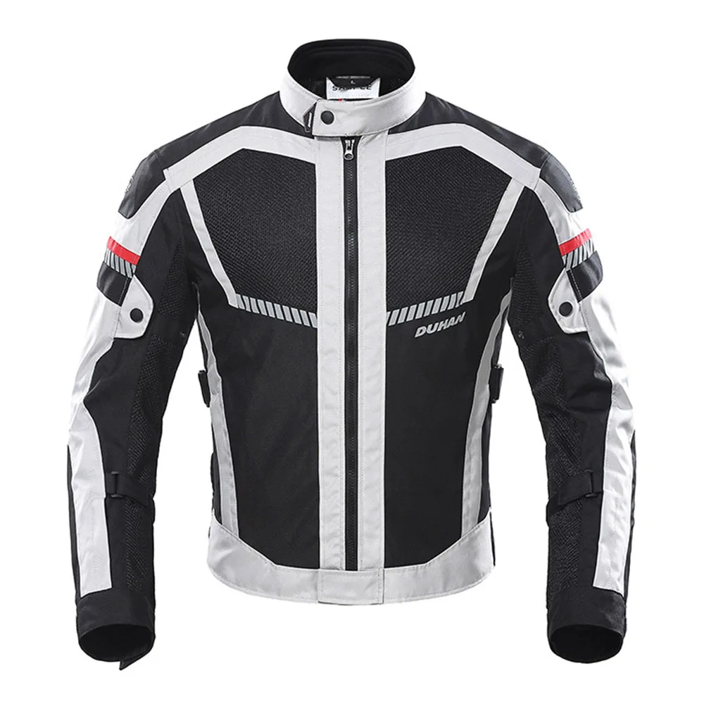 Мотоциклетная куртка сетчатая дышащая моторная для мужчин встроенная защита CE