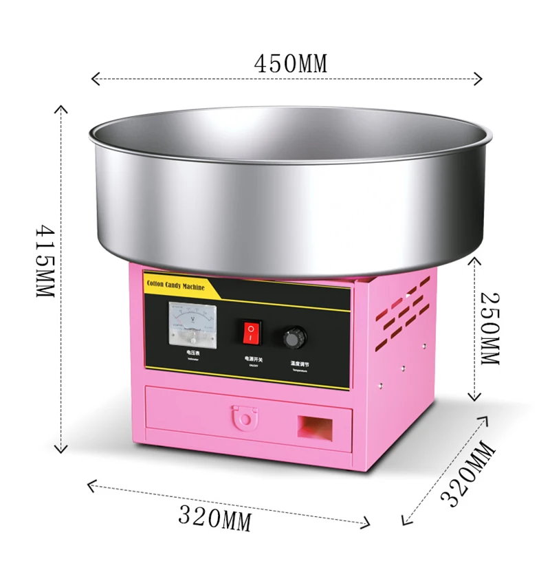 Cotton candy machine Commercial Automatic electric colorful fancy wire drawing Cotton candy making machine For children