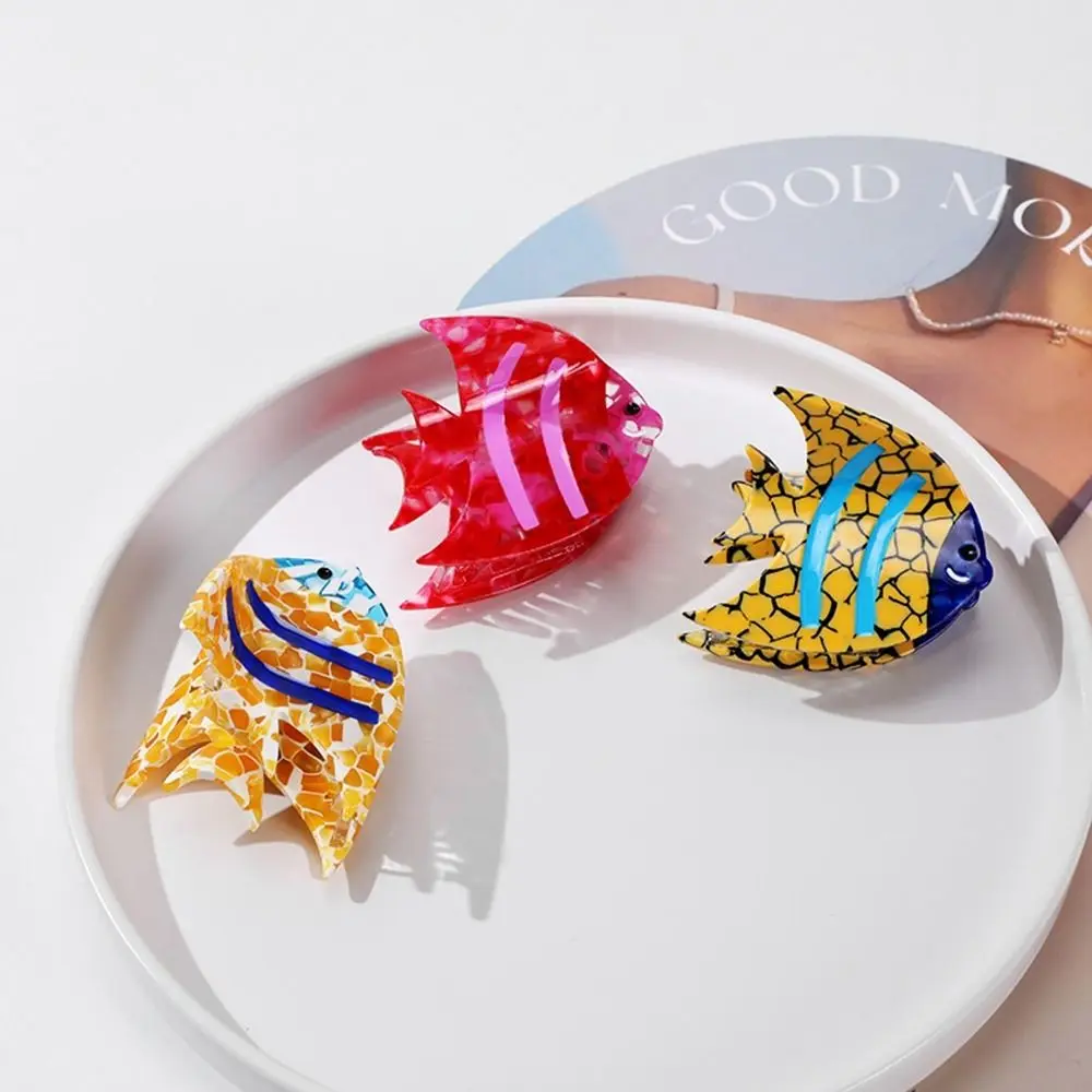 Креативная уксусная кислота ацетат коготь для волос в виде животных рыба