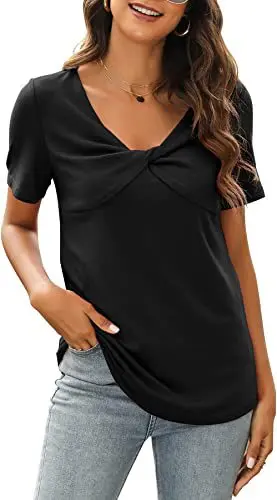 Short sleeve T-shirt Women 2022 Summer Pregnant Women's New Irregular T-shirt BLACK