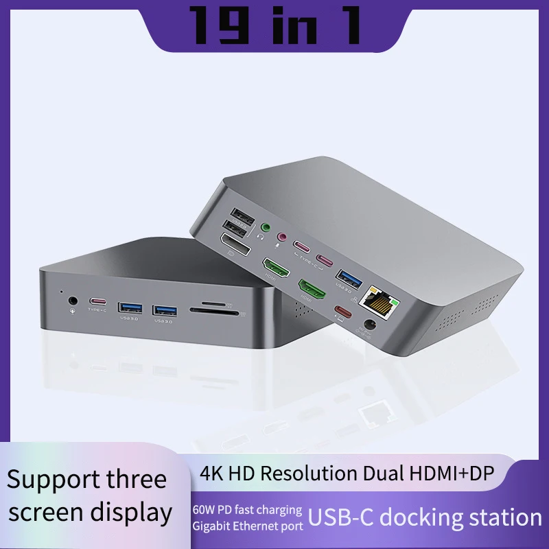 

dock hd hub usb type с docking station multiport adapter multi hdmi usb hub for macbook laptop accessories pc accessories tv mac