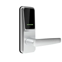 fashion smart hotel lock system rf card electronic door handle lock smart hotel door lock system price