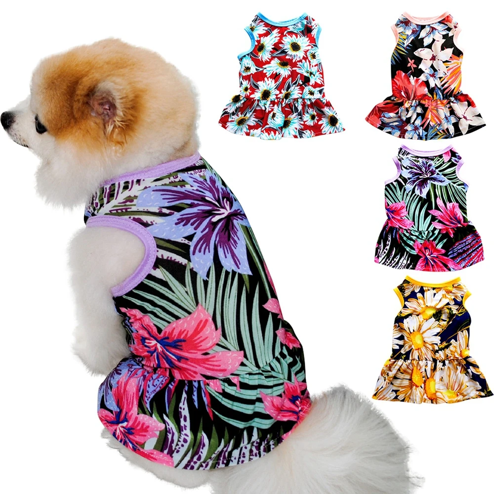

Dog Dress Comfortable for Small Medium Dogs Cats Pet Apparel Cute Dog Skirt Spring Summer Pet Lace Skirt Clothes