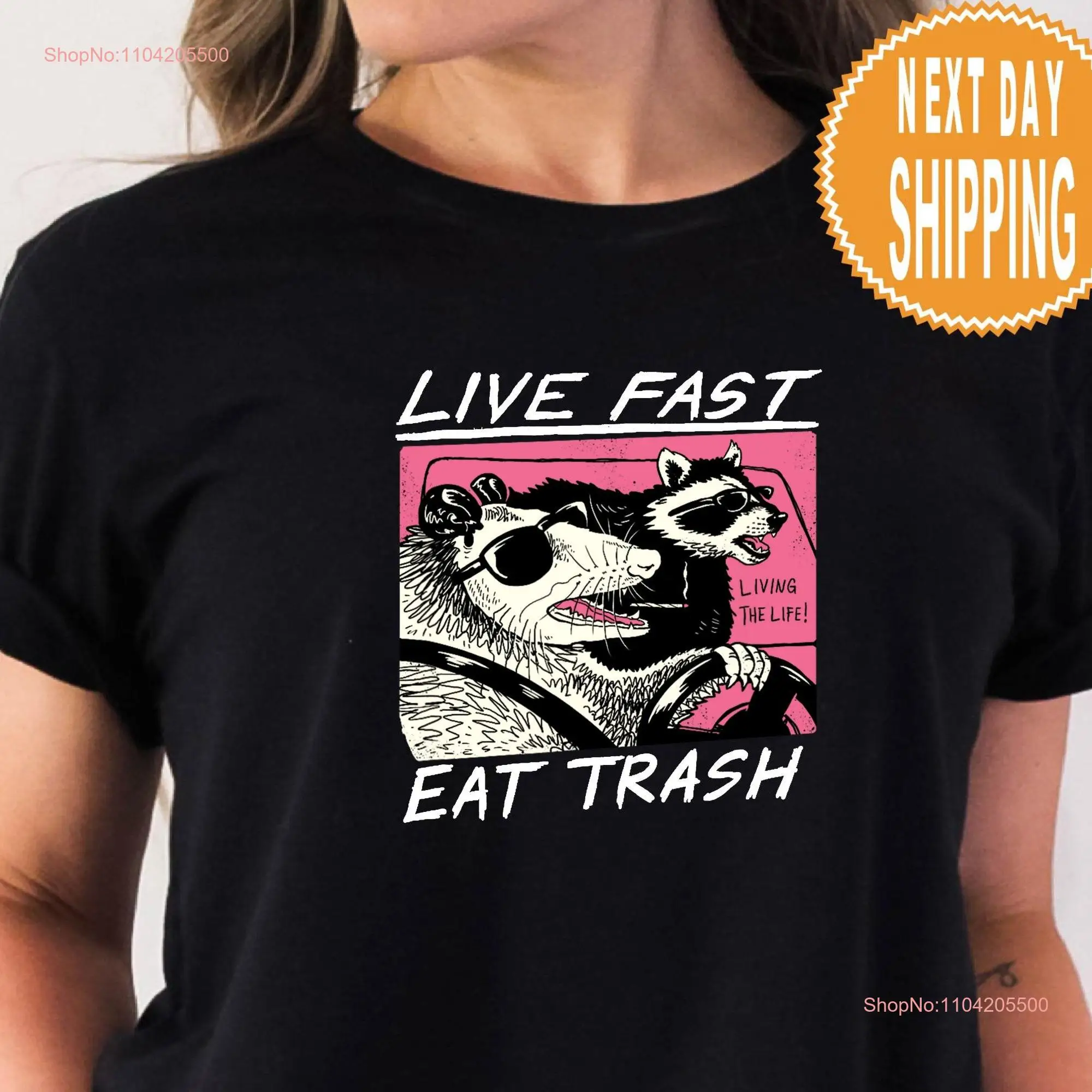 Винтажная футболка в стиле Опоссум 90-х годов ретро с енотом модная для взрослых