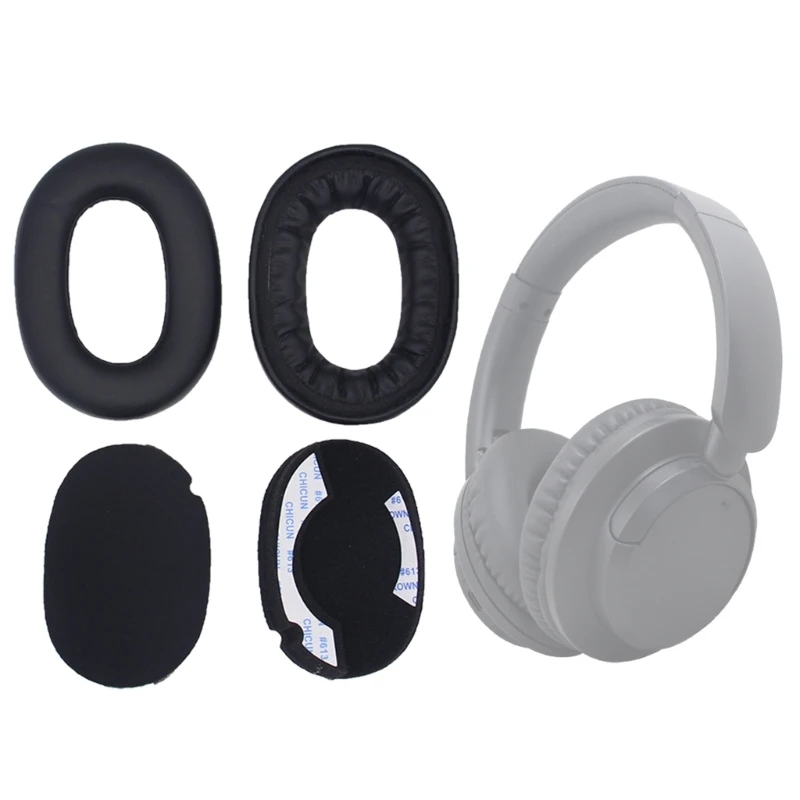 

1 Pair Earpads Ear Pads Ear Protein Leather Sponge Covers Improved Comfort Repair Part for Elite 85H Gaming Headset
